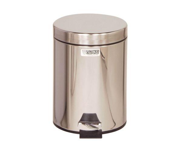 Pedalspand 5.6 l rustfrit stål