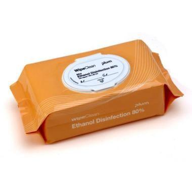 WipeClean Ethanol desinfektion 80% mini 20x20cm 12x100 stk