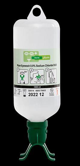 QuickSafe øjnskyl 0.9% 500ml Duo*