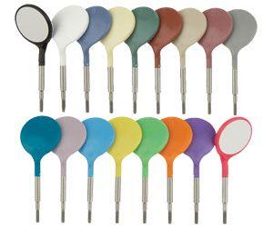 Crystal mundspejle str 4 plast 12 stk A hvid*