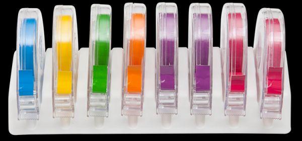 E-Z ID Tape System Neon 8 ruller à 9m*