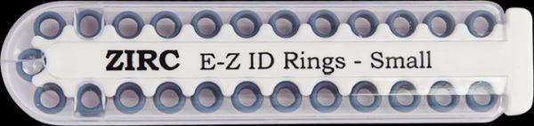 E-Z ID små markeringsringe 25 stk B blå*