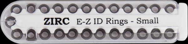 E-Z ID små markeringsringe 25 stk I grå*