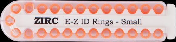 E-Z ID små markeringsringe 25 stk Q orange*