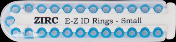 E-Z ID små markeringsringe 25 stk N neonblå