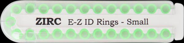 E-Z ID små markeringsringe 25 stk P neongrøn*