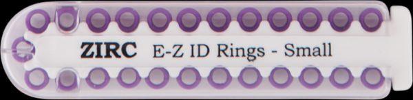 E-Z ID små markeringsringe 25 stk R neonlilla