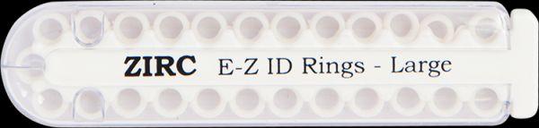 E-Z ID store markeringsringe 25stk A hvid*