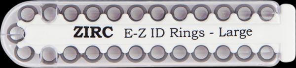 E-Z ID store markeringsringe 25 stk I grå*