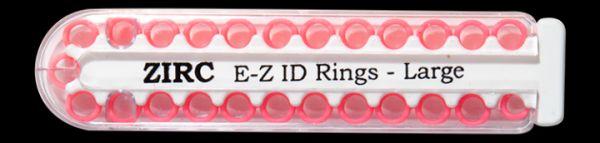 E-Z ID store markeringsringe 25 stk S pink*