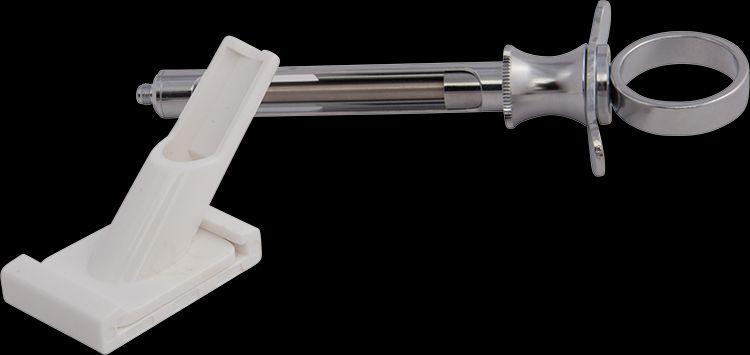 Kanyleholder lang hvid*