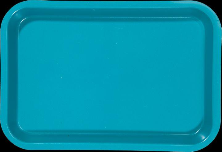 Mini instrumentbakke 23.81cmx16.19cm J teal*