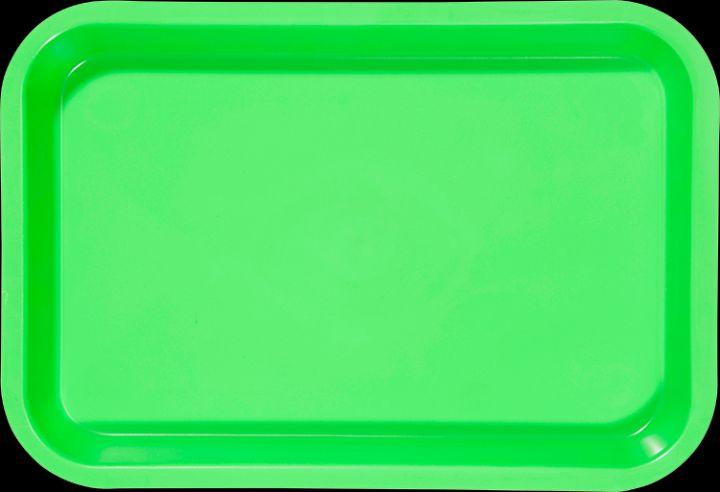 Mini instrumentbakke 23.81cmx16.19cm P neongrøn*