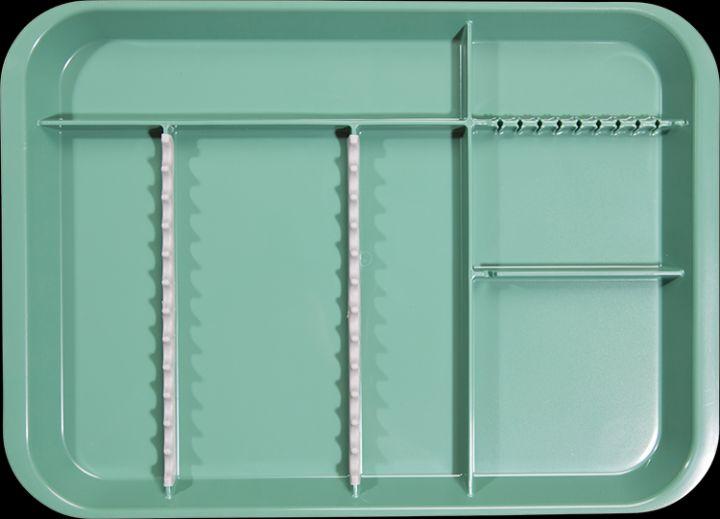 B-lock flad bakke inddelt D grøn*