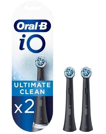 Børstehoved iO Ultimate Clean 2 stk sort*