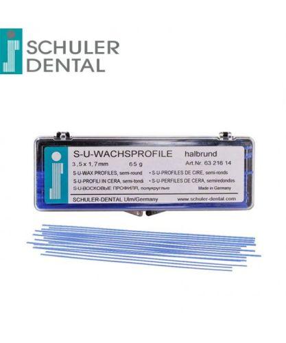 S-U Voksprofil halvrund 65 gram 3.5x1.7*