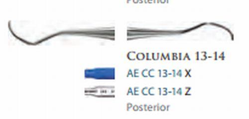 Curette Columbia 13-14 posterior Eaglelite Blå*