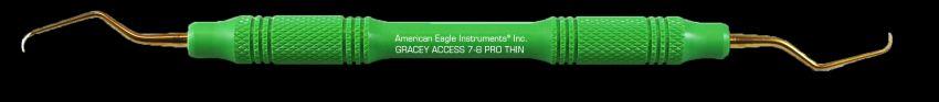 Pro Thin XP Gracey +3 Access curette 7-8 Eaglelite grøn*