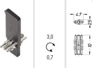 Micro expansionsskrue 10 stk nr 170-1118*