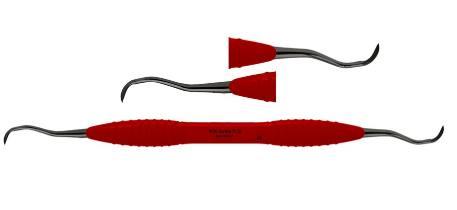 Scaler Mini Sickle 11-12 Sharp-instruments IDX rød*