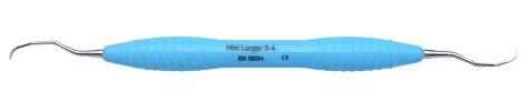 Universal curette Mini Langer 3-4 blå*