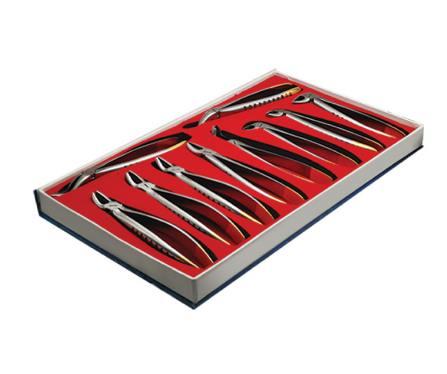 Ekstraktionstænger Diamant coating sæt med 10 stk*