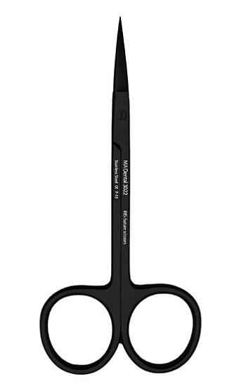 Iris saks TC sort 3021B buet 11.5 cm.