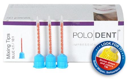 Blandespids 50 stk 4:1/10:1 blå med rød snegl