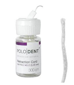 Retraktionstråd flettet 300 cm 0.55 mm nr.0*