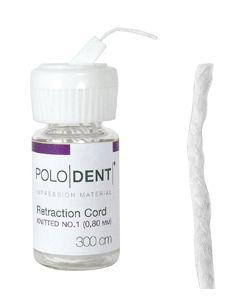 Retraktionstråd flettet 300 cm 0.80 mm nr.1*