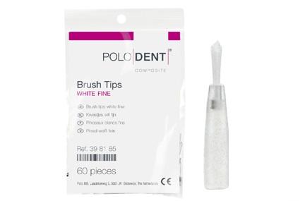 Pensler hvide m/hvide børster fine 60 stk