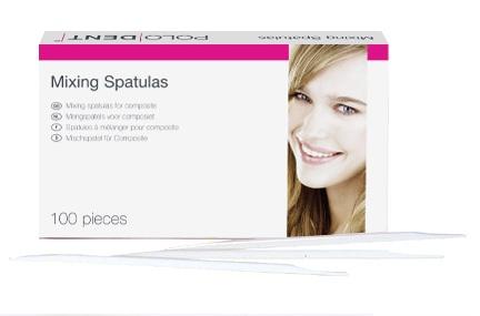 Blandespatel til komposit 100 stk hvid plast