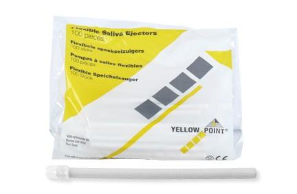 Bøjelige Sug 13 cm 10x100 stk Hvid