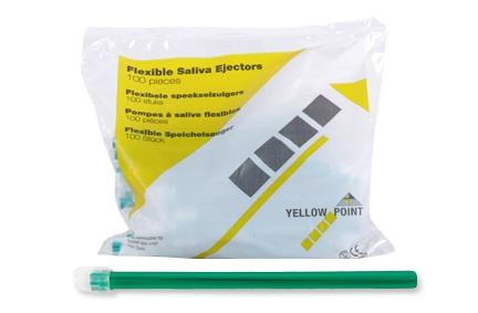 Bøjelige Sug 13 cm 10x100 stk Grøn