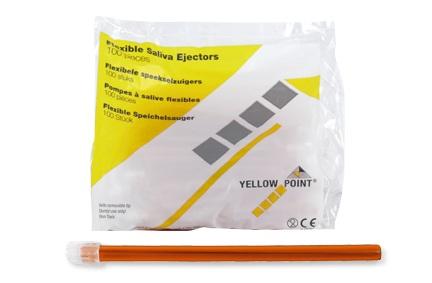 Bøjelige Sug 13 cm 10x100 stk Orange