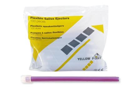 Bøjelige Sug 13 cm 10x100 stk Lilla