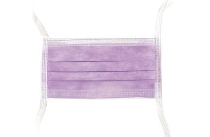 Mundbind bændel 3-lags 50 stk Lavendel*