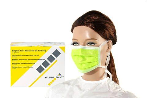 Mundbind bændel 3-lags 50 stk Antidug Lime