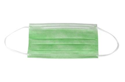Mundbind elastik 3-lags 50 stk Grøn