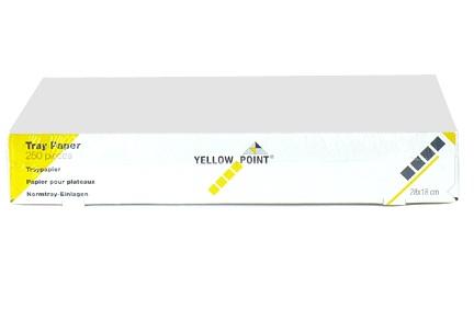 Bakkeserviet 28x18 cm 10x250 stk Hvid