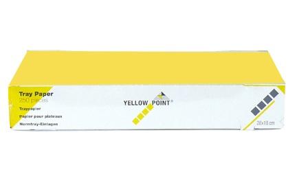 Bakkeserviet 28x18 cm 10x250 stk Gul