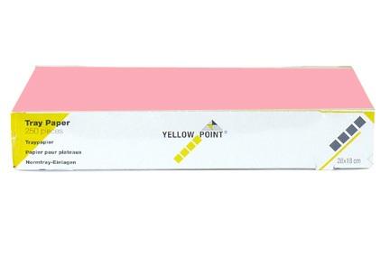 Bakkeserviet 28x18 cm 10x250 stk Pink