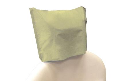 Overtræk til nakkestøtte 25x33 cm 500 stk Grøn