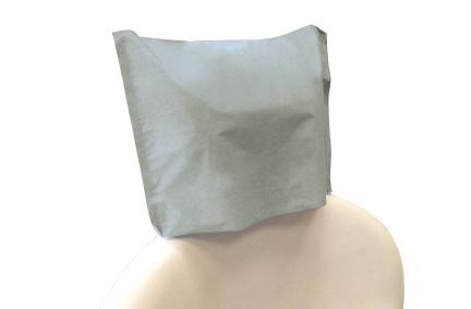 Overtræk til nakkestøtte 25x25 cm 500 stk Blå*