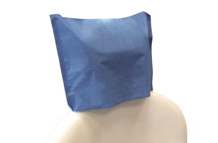 Overtræk til nakkestøtte 25x25 cm 500 stk Mørkblå