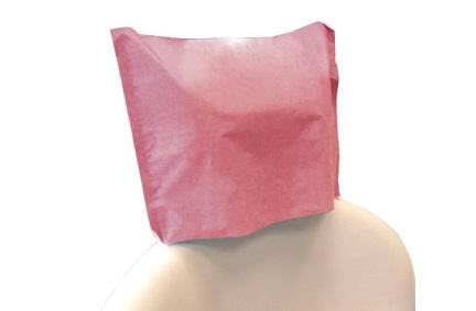 Overtræk til nakkestøtte 25x25 cm 500 stk Pink*