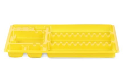 Instrumentbakke engangs 28x18 cm 400 stk Gul*