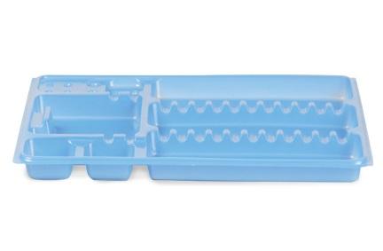 Instrumentbakke engangs 28x18 cm 400 stk Lysblå*