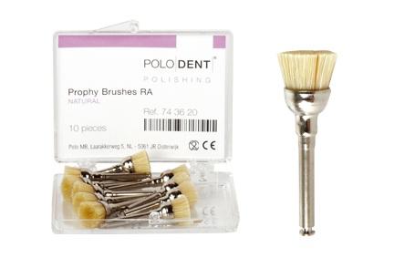 Prophybørste RA 10 stk natural*
