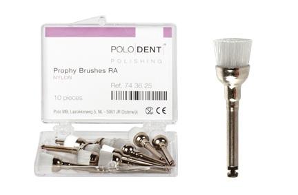 Prophybørste RA 10 stk nylon*